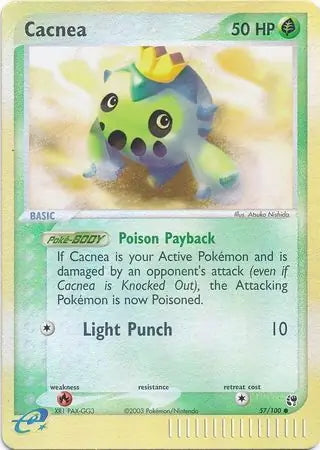 EX Sandstorm Cacnea #57/100 reverse holo